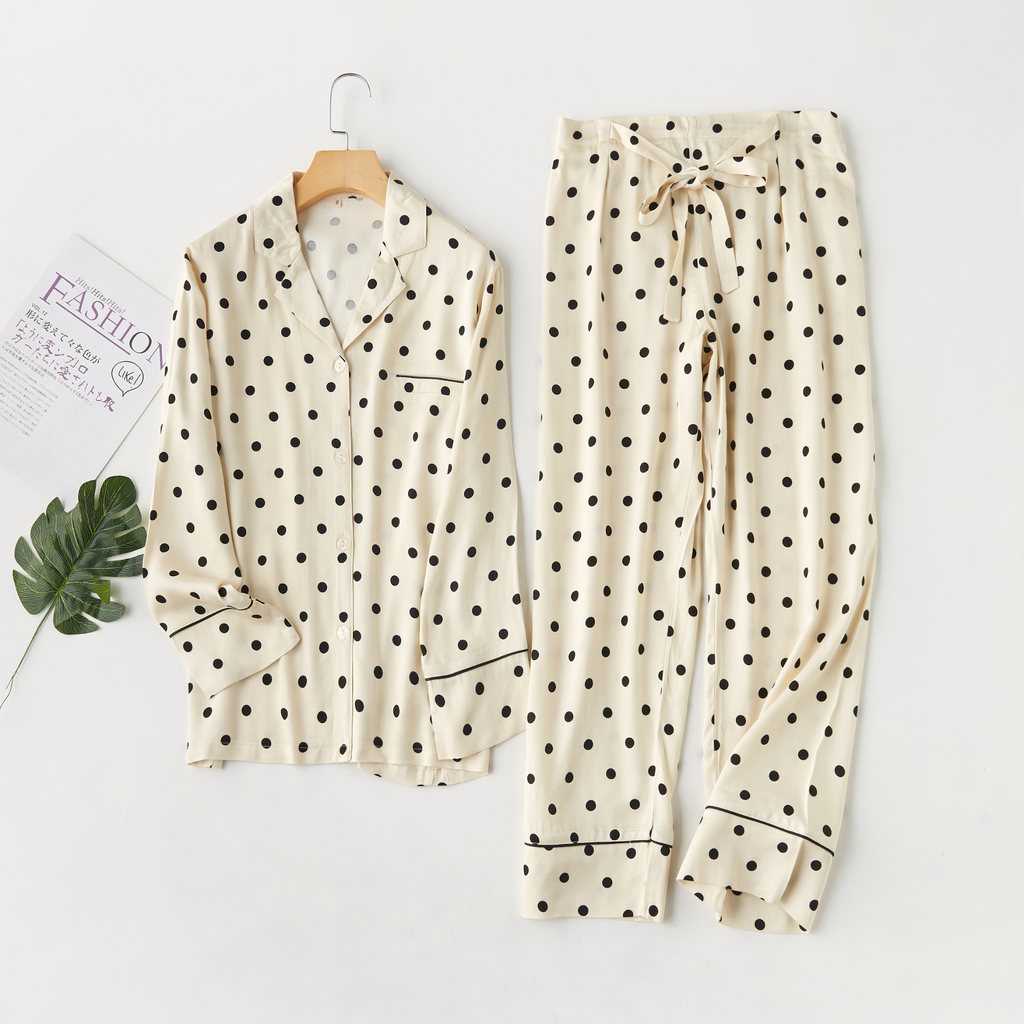 Classic Polka Dot Pajama Set