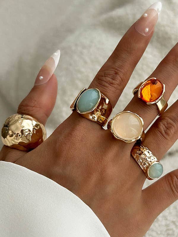 Geometric Ringent Rings Accessories