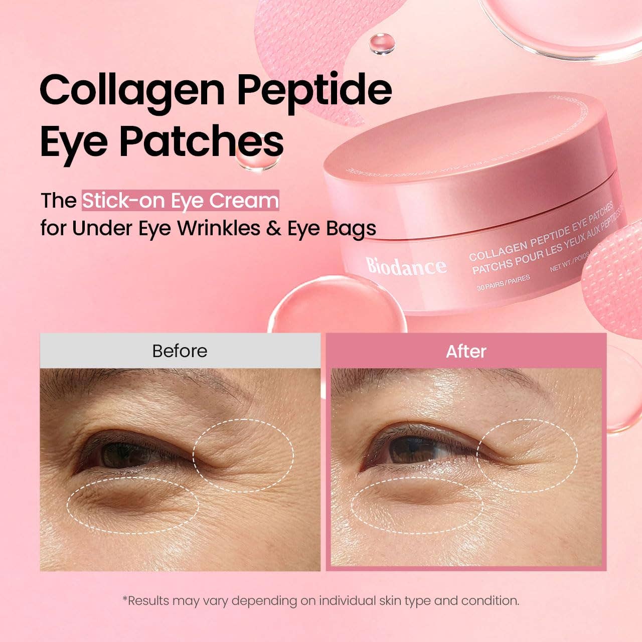 BIODANCE Collagen Peptide Eye Patches 60 Count