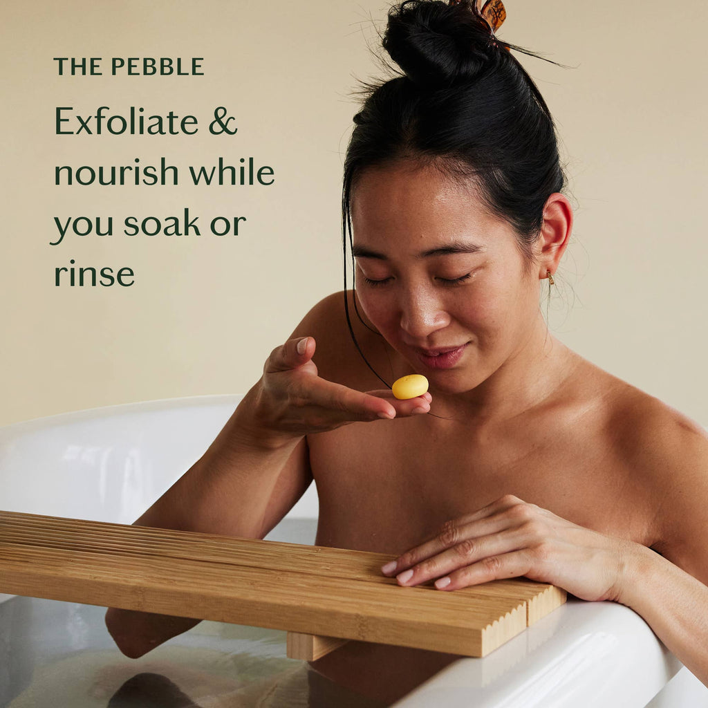 Amber & Vanilla Pebble | Deep Moisturizing Bath & Shower Oil