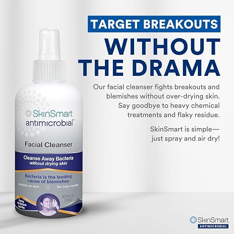 SkinSmart Antimicrobial Facial Cleanser