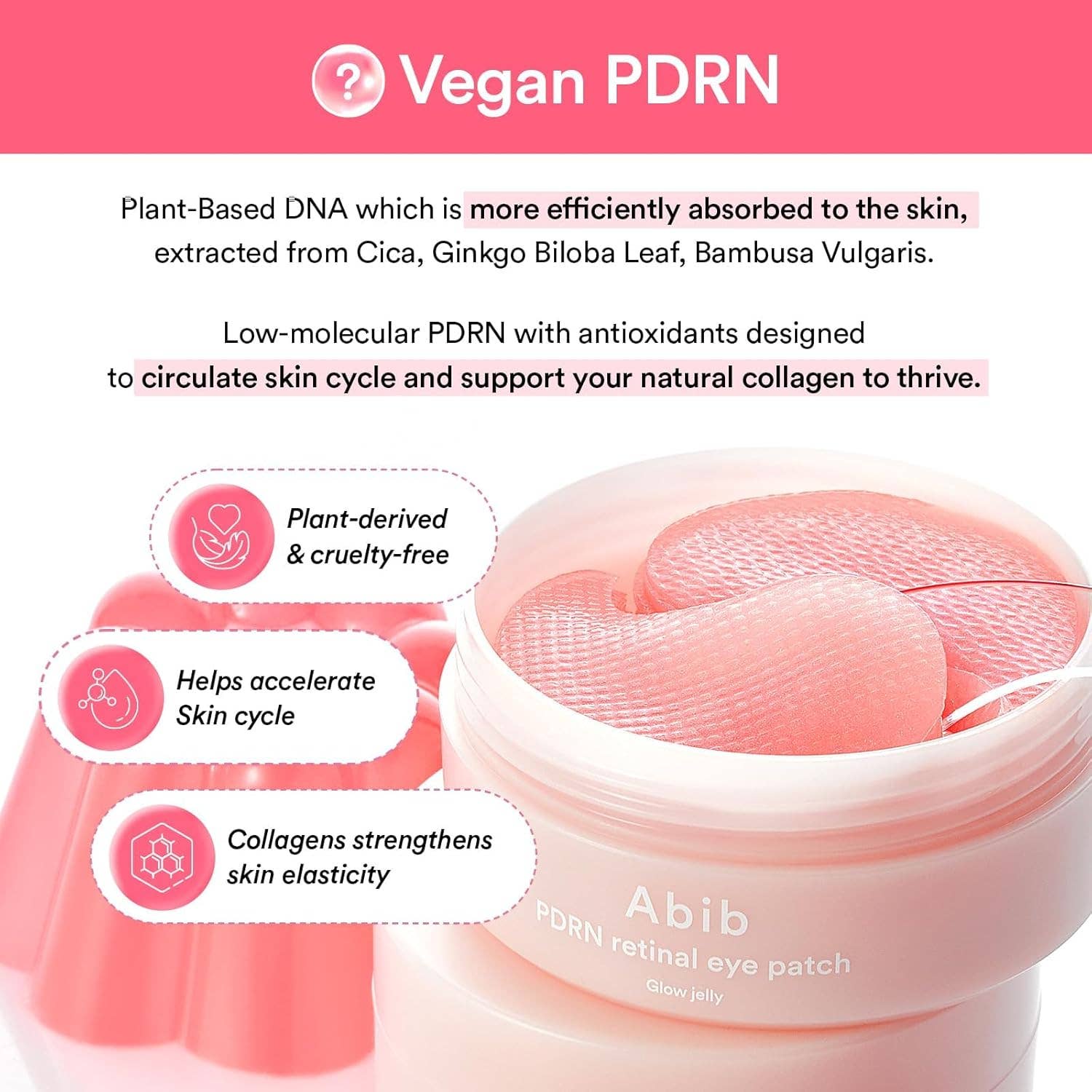 ABIB PDRN Retinal Hydrogel Eye Patch 60 Patches 84g