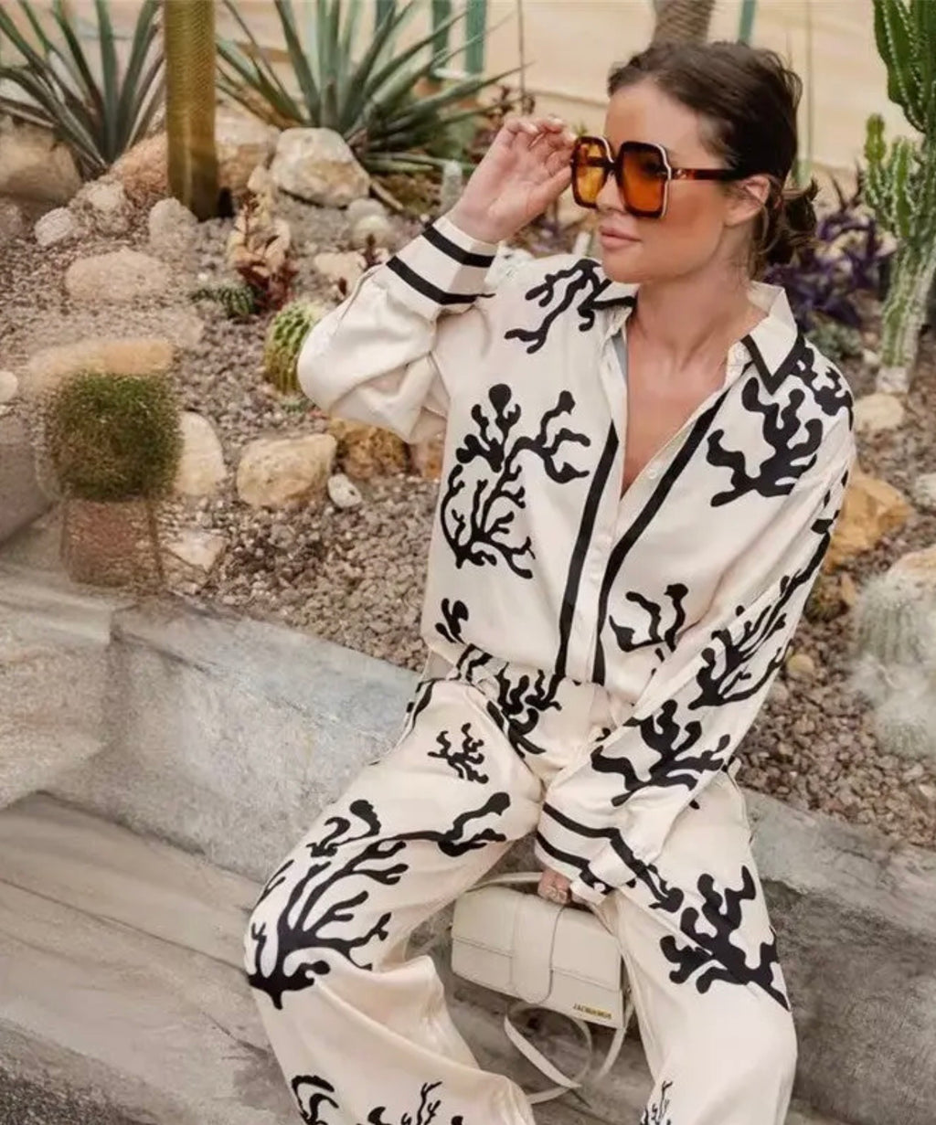 Luxe Satin Suit