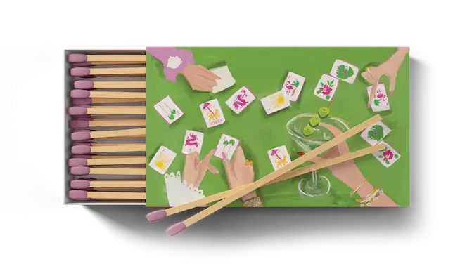 BAMS CLUB MAHJONG - Candle & Matchbook Bundle
