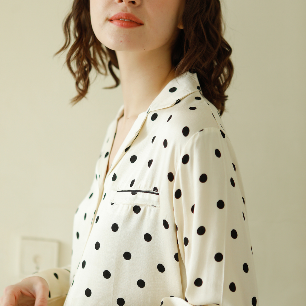 Classic Polka Dot Pajama Set