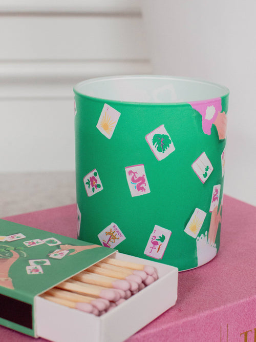 BAMS CLUB MAHJONG - Candle & Matchbook Bundle