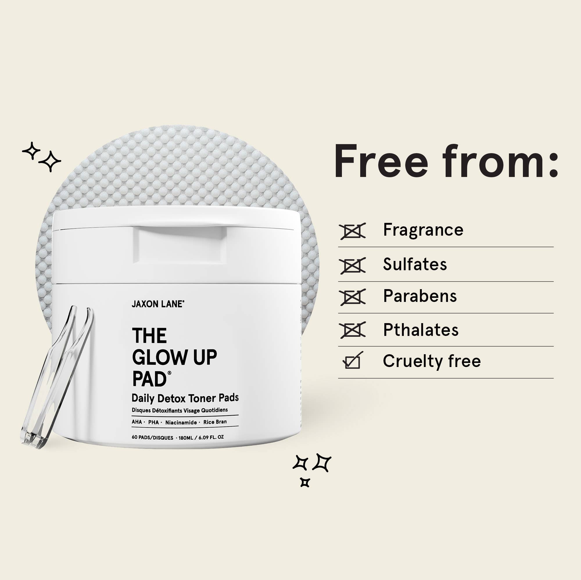Glow Up Pad - Daily Detox Toner Pad (60 Pads)
