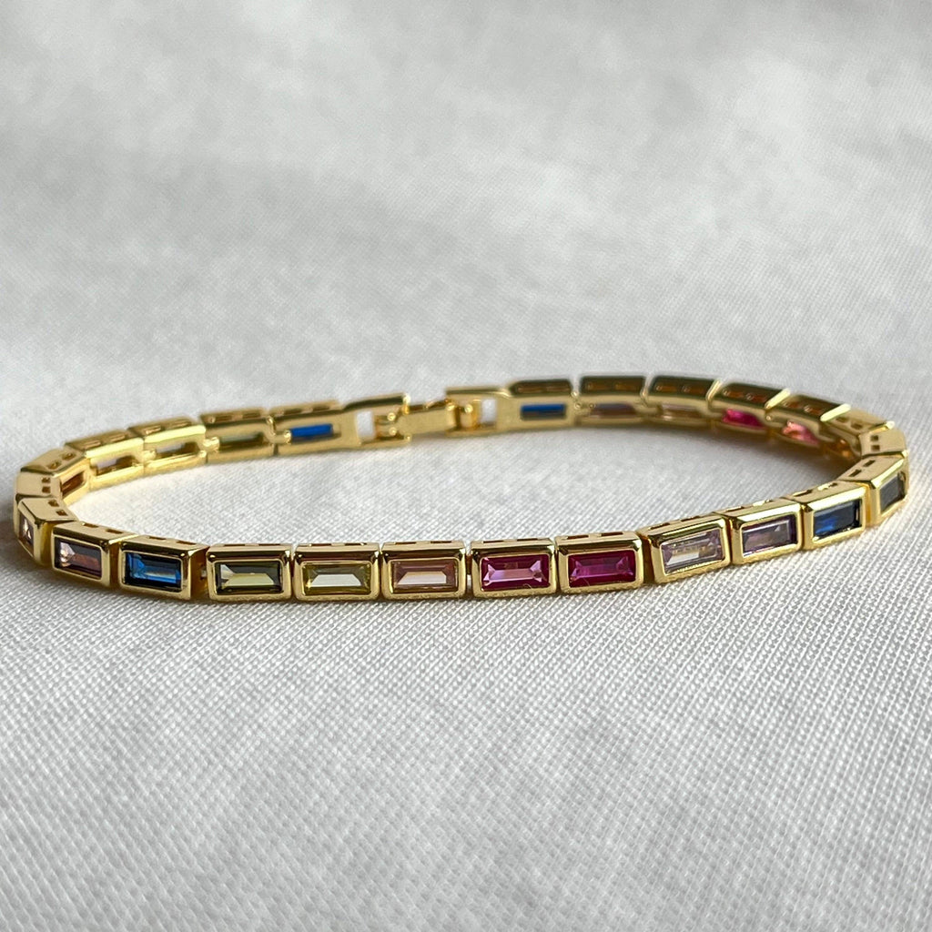 Lainey Rainbow Tennis Bracelet