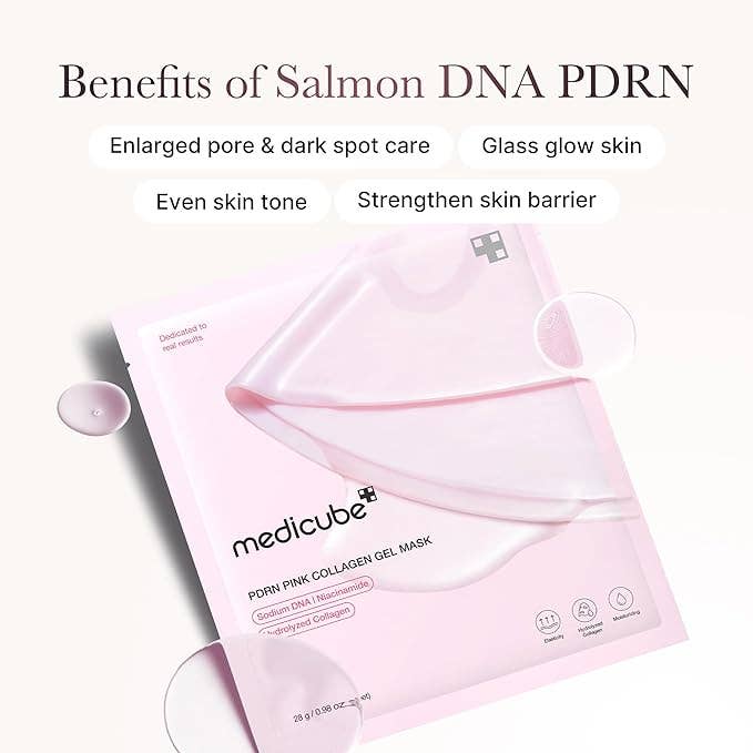 MEDICUBE Salmon DNA PDRN Pink Collagen Jelly Gel Overnight Mask