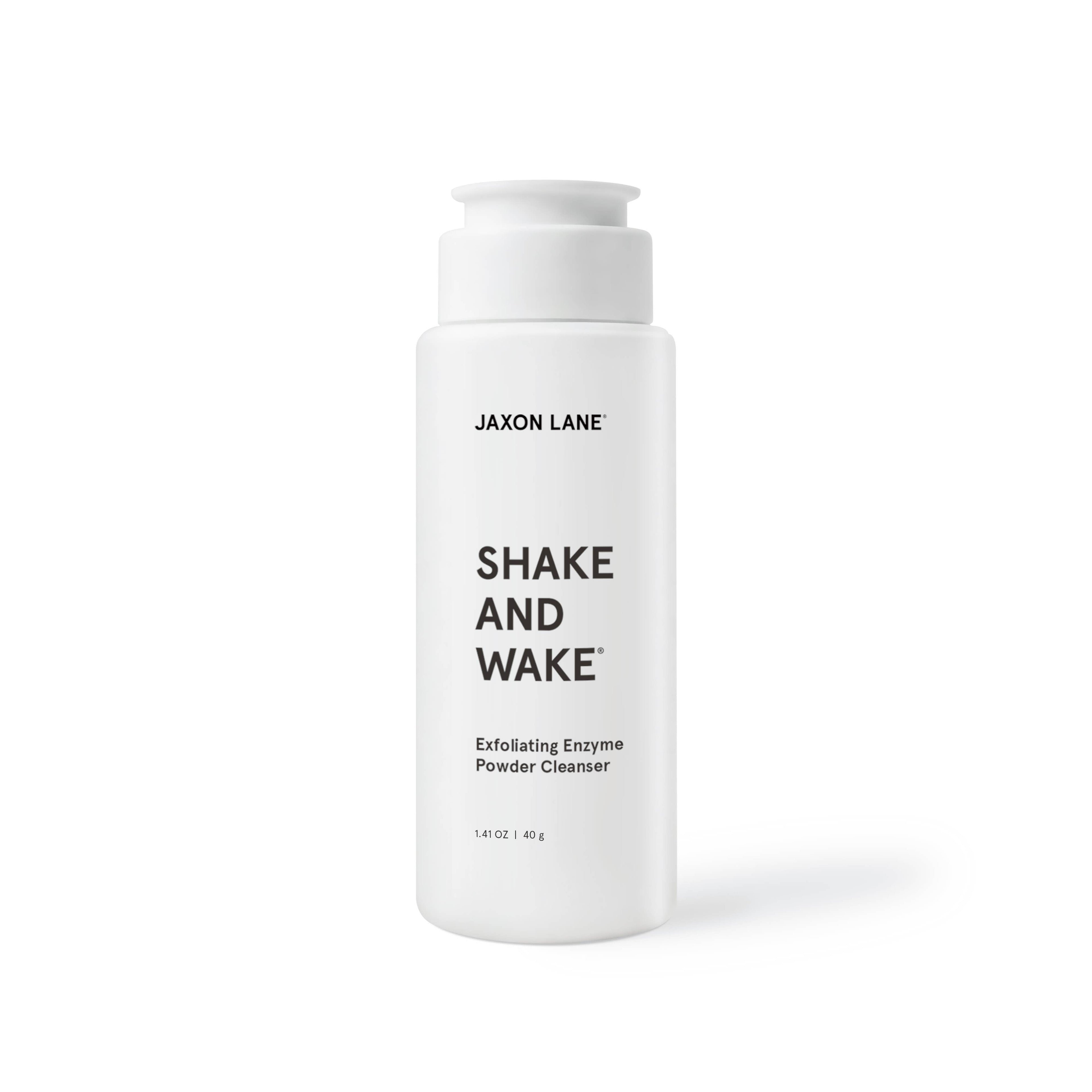 SHAKE AND WAKE Enzyme Powder Face Wash Gentle Exfoliation