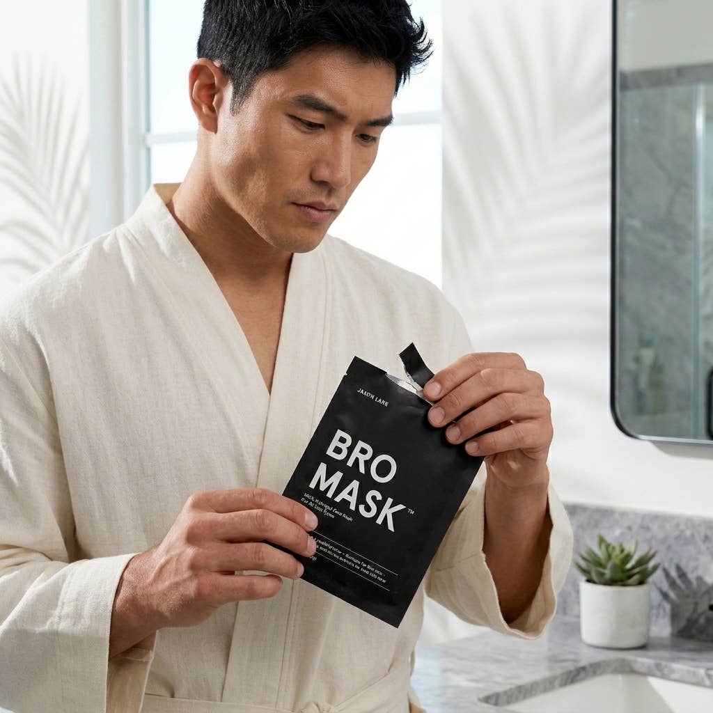 BRO MASK Hydrogel Face Mask Sheet Mask Men's Skin Care (4)